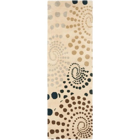 Safavieh Soho Hand Tufted Runner Rug, Beige and Multi Color- 2 ft.-6 in. x 6 ft. SOH859B-26